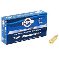 Патрон PPU 308 Win SP п/об 11,7 гр 20 шт