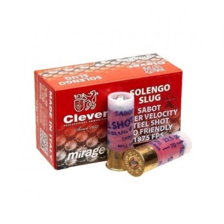 Патрон Clever 12/70/22.5 пуля Sabot Slug 10шт