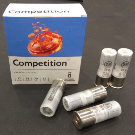 Патрон 12/7,5 Главпатрон 28 гр Competition 25шт