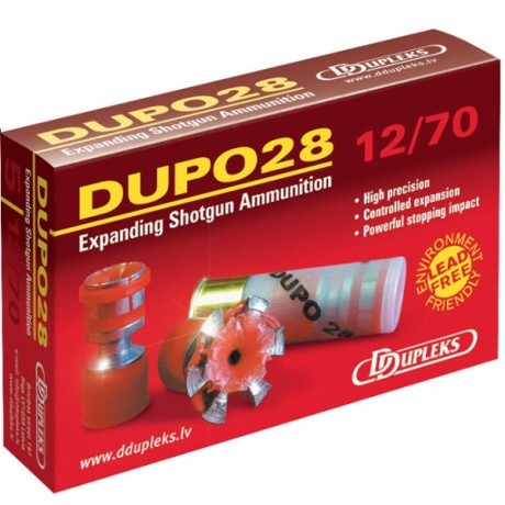 Патрон DDupleks с пулей Dupo 12/70, 28гр 5шт