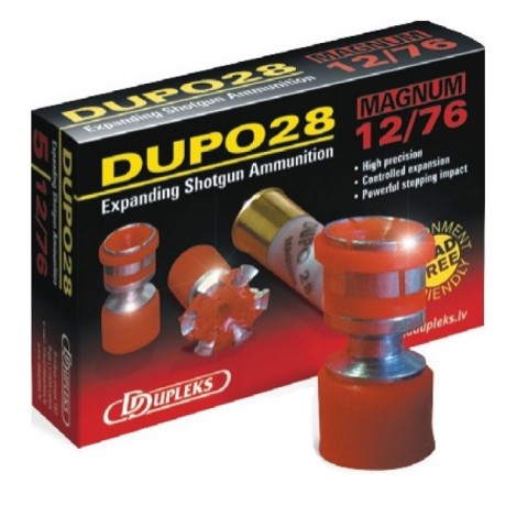 Патрон DDupleks с пулей Dupo 12/76, 28гр 5шт