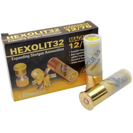 Патрон DDupleks с пулей Hexolit 12/76, 32гр 5шт