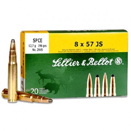 Патрон SB 8*57 JS SPCE  12.7гр (20)