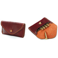 Подсумок Vektor средний на 7нарез патрон нат кожа