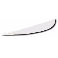 Оперение натуральное 4" Parabol RW-White