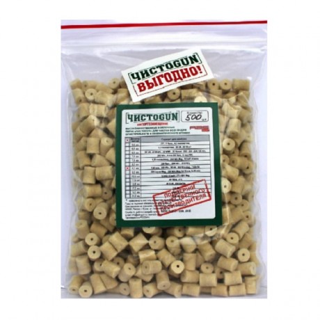 Патчи войлочн ЧИСТОGUN диам 8,5мм 500шт российский войлок