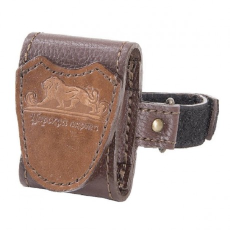 Патронташ на руку 3*7,62 Царская охота кожа