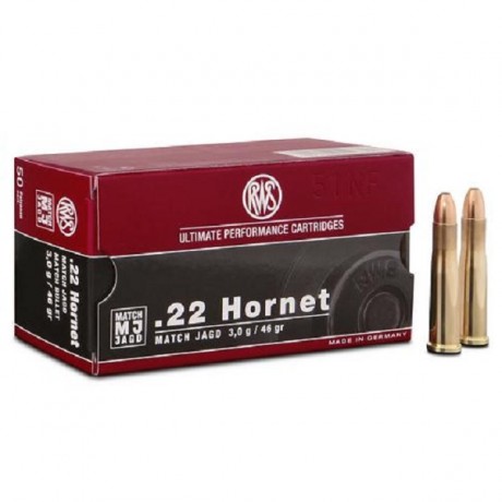 Патрон DN 22 Hornet 3.0 MJ (50)