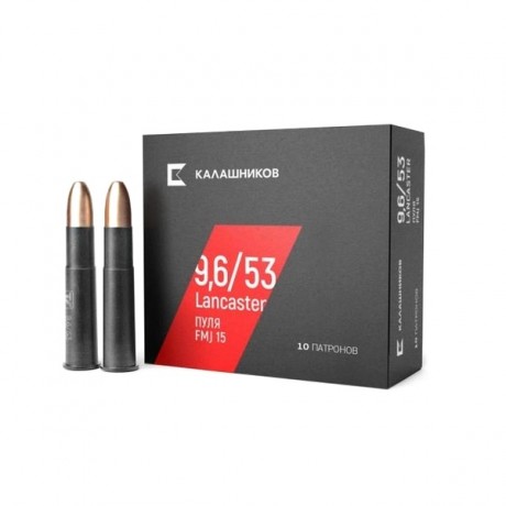 Патрон 9,6*53 SP18 Кион Lancaster Калашников 10 шт
