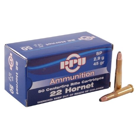Патрон PPU 22 Hornet SP 2.9 п/об (50)