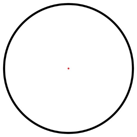 Прицел коллиматорный Hawke RD 1*20 9-11мм 3МОА