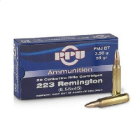 Патрон PPU 223 FMJ BT 3,56 гр 20 шт