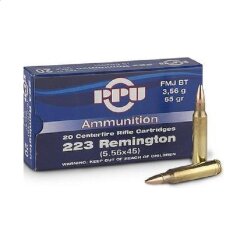 Патрон PPU 223 FMJ BT 3,56 гр 20 шт