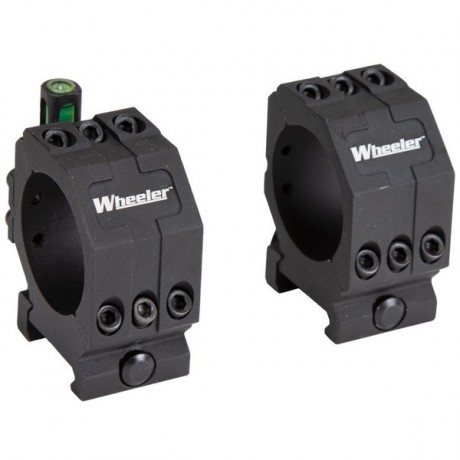 Кольца Wheeler 30мм средние Picatinny с уровнем