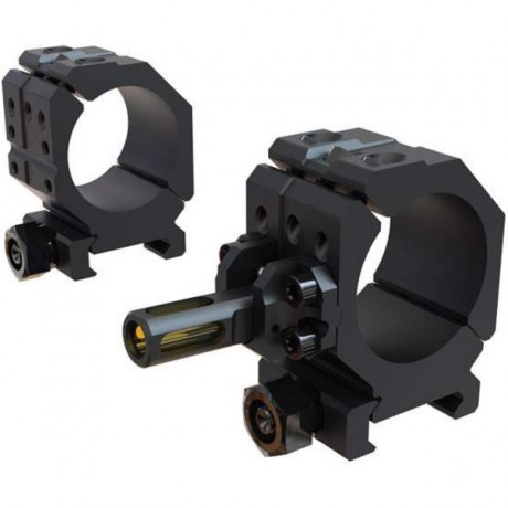 Кольца Wheeler 30мм средние Picatinny с уровнем