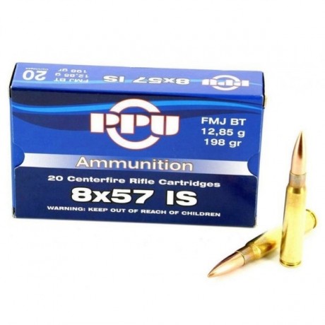 Патрон PPU 8*57 JS FMJ BT 12.85 гр