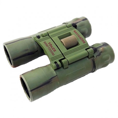 Бинокль Bin Navigator 10*25 зеленый