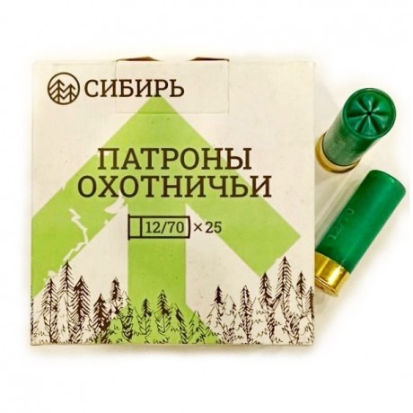 Охот. патрон СИБИРЬ 12/70/32 №3 п/к 25шт