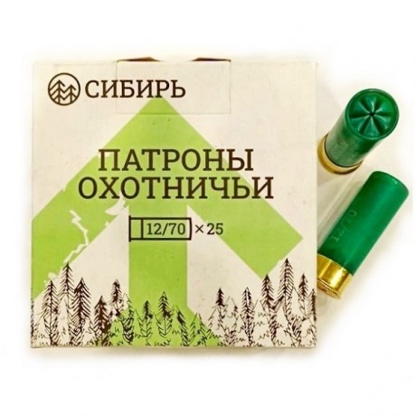 Охот. патрон СИБИРЬ 12/70/32 №5 п/к 25шт