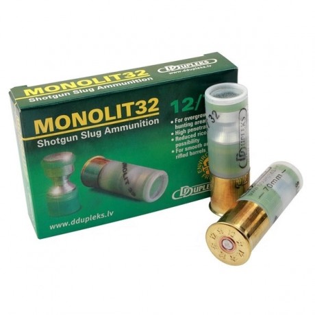 Патрон DDupleks с пулей Monolit 12/70, 32гр 5шт