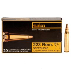 Патрон 223R Sako 3.2 g/50gr FMJ Speedhead (20)