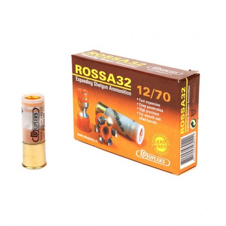 Патрон DDupleks с пулей Rossa 12/70, 32гр 5шт