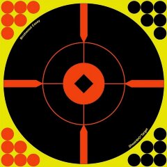 Shoot N C Self-Adhesive Targets Мишень бумажная прояв попад сетка Plex 300мм 5шт в уп+120