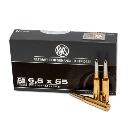 Патрон DN 6.5*55 10.1г EVO (20)