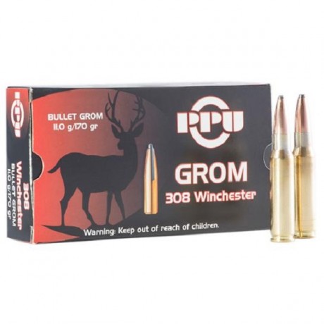Патрон PPU 308 Win Grom 11,0 гр 20 шт