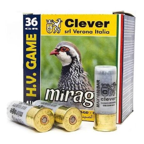 Патрон Clever 12/70 дробь 5 25шт